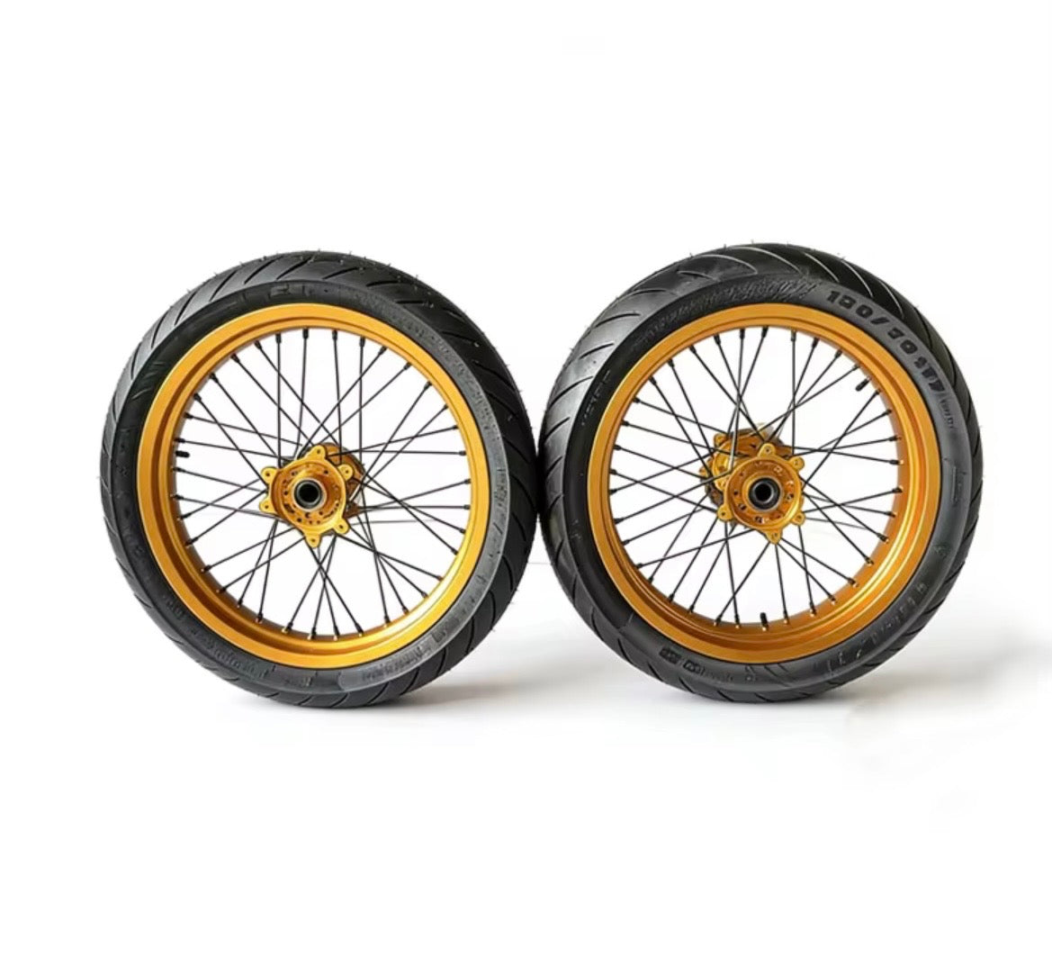 Surron Ultrabee 17in supermotos wheel set
