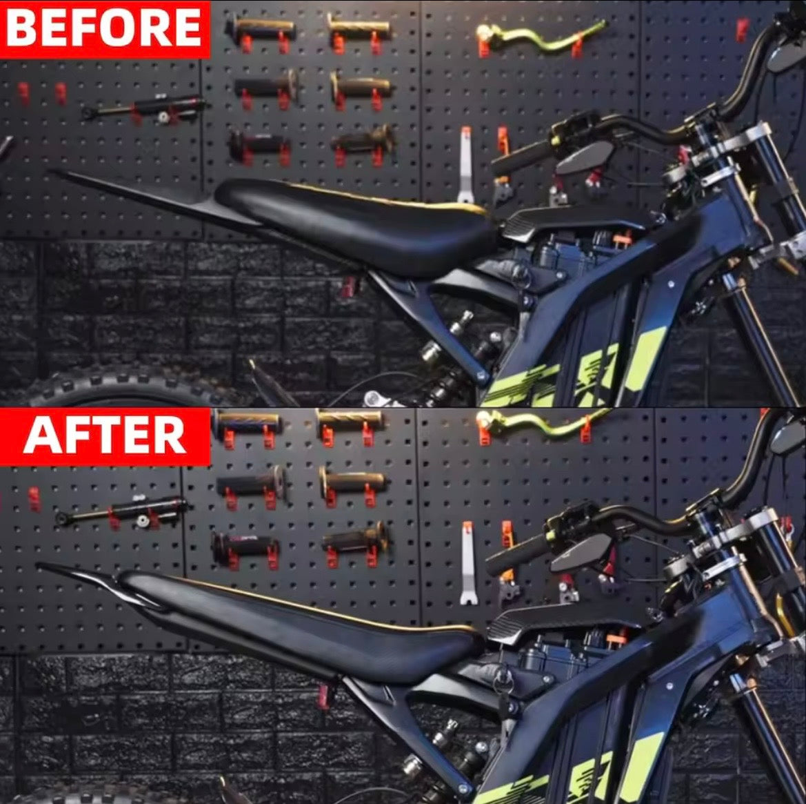 Surron extended seat