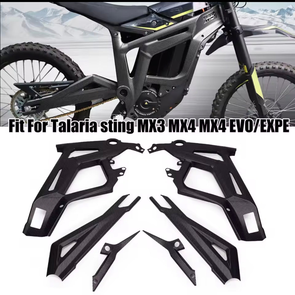 Body Frame Protective cover for talaria, surron, ultrabee, etc