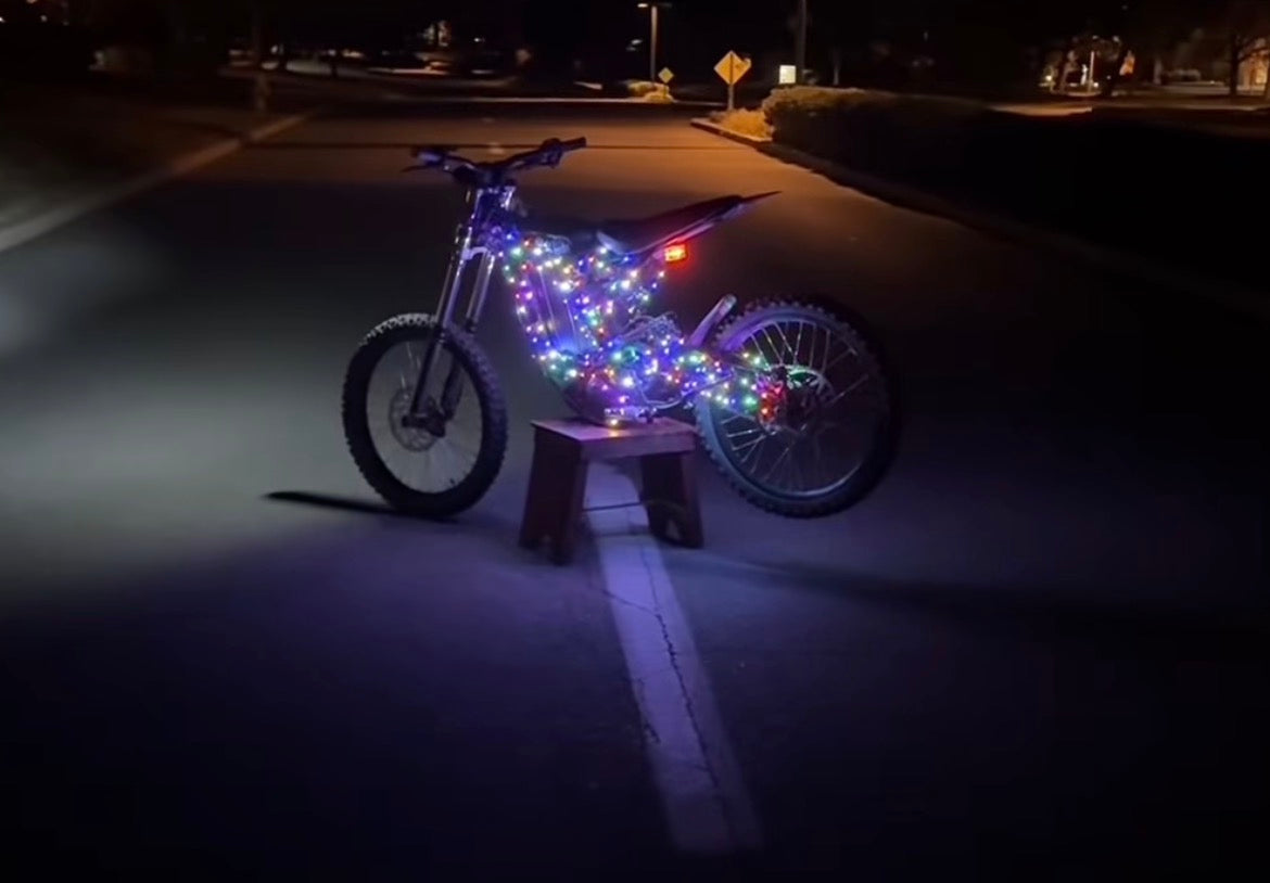 Christmas light for all bikes