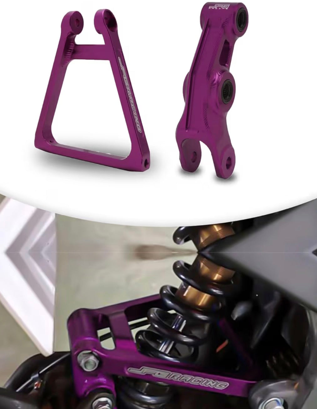 Suspension linkage for SurRon lbx, light bee, X, X160, X260