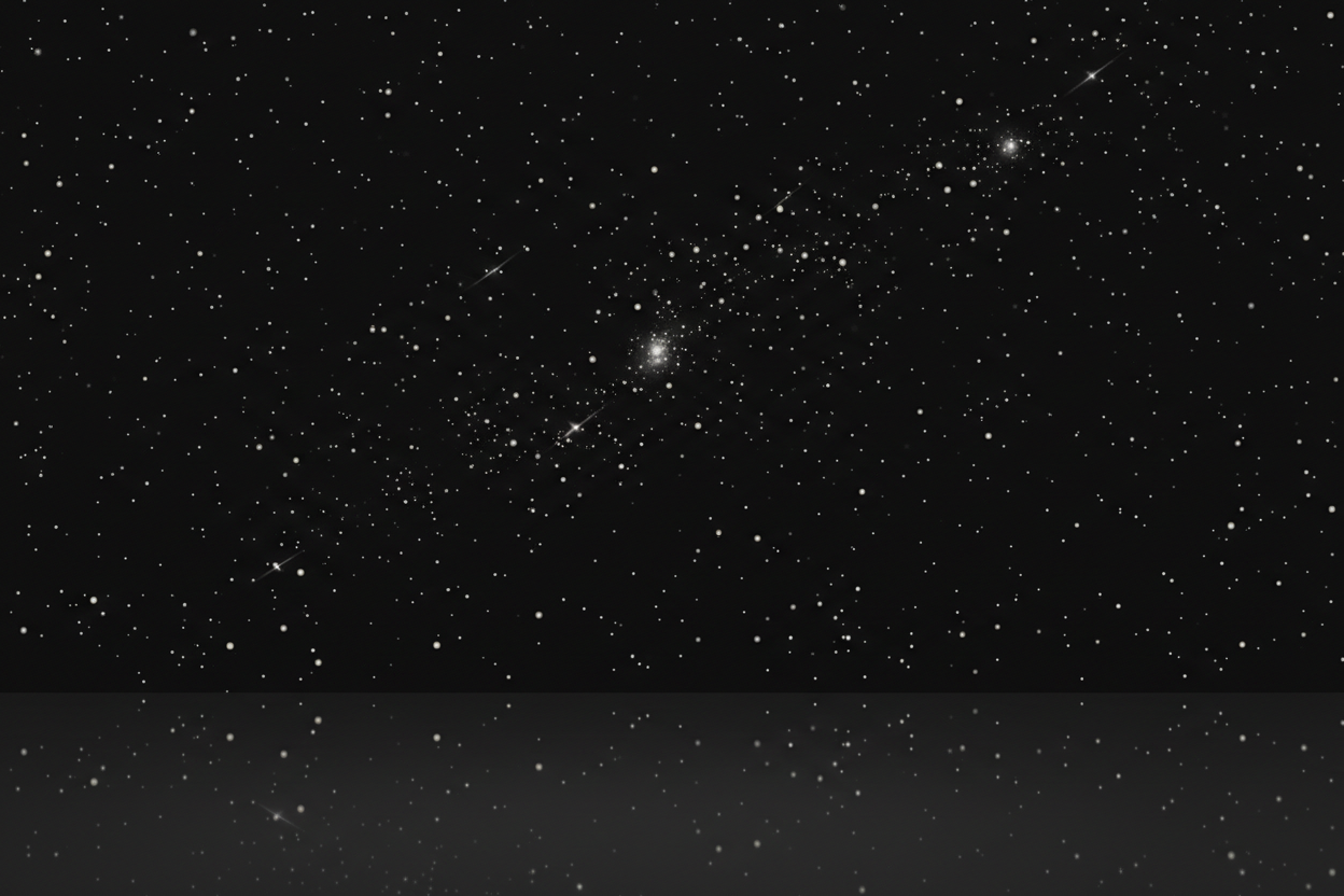 Galaxy background with white dots